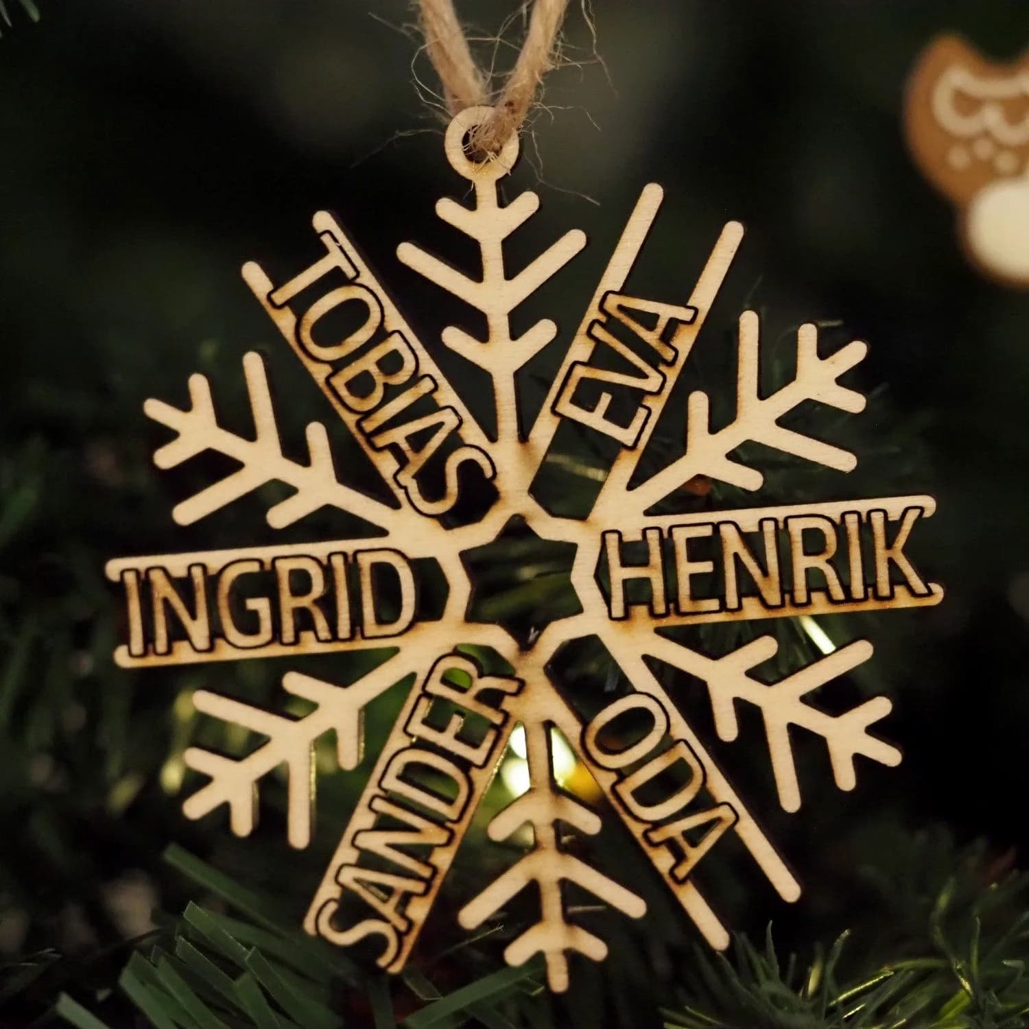 Personlig julekule – Navnekrystall
