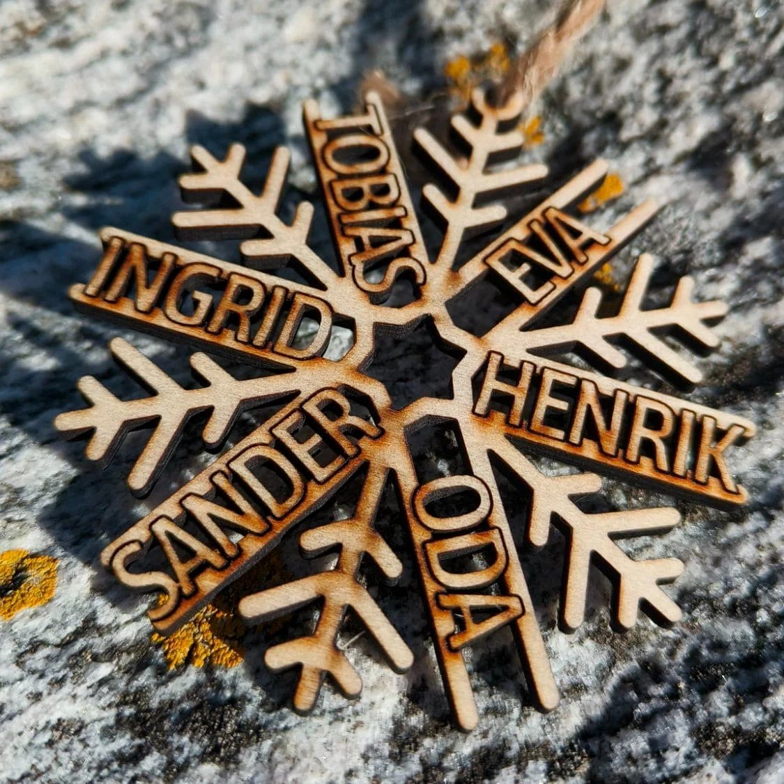 Personlig julekule – Navnekrystall