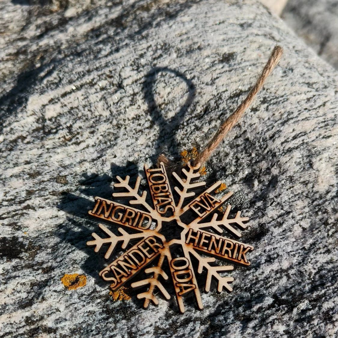 Personlig julekule – Navnekrystall
